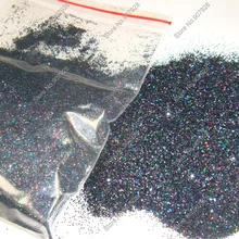 50 г-0,4 мм бадминтонных ракеток 015 Блестки для ногтей Черный Цвет блеск для ногтей для удаления пыли порошок для ногтей искусство украшения и блестки для ногтей