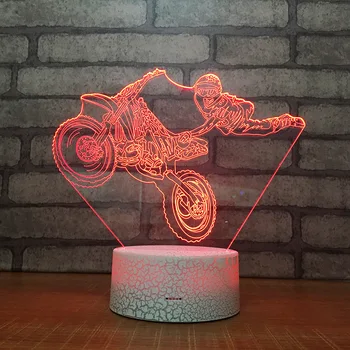 

Home 3d Creative Seven Colorful Night Light Electronic Products Acrylic Personality led 3d Light Fixtures Usb Led Kids Lamp