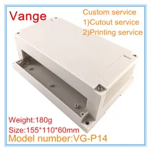 5 шт./партия, хорошее качество, чехлы для проектов, корпус 155*110*60 мм, Коробка ABS, пластиковый корпус для экструзии, Корпус для переключателя модуля управления