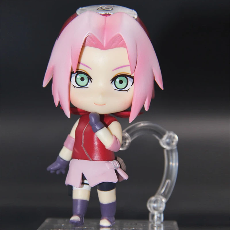 

Cute Nendoroid Anime Naruto Shippuden Haruno Sakura 833 PVC Action Figure Collection Model Kids Toys Doll 10cm