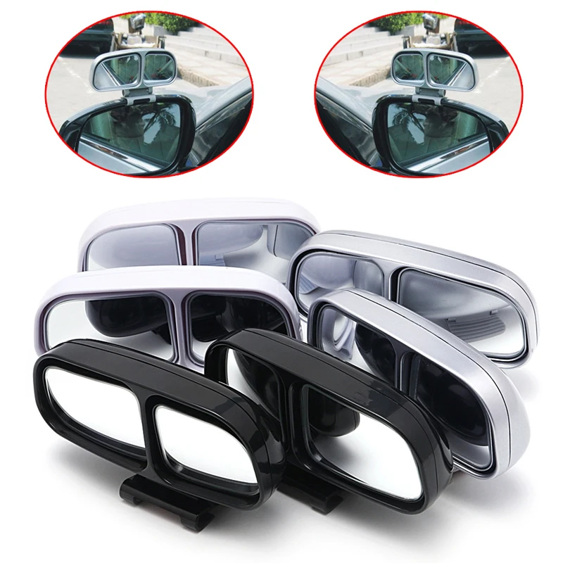 1Pc Auto Wide Angle Rear Mirror Side View Car Universal Blind Spot