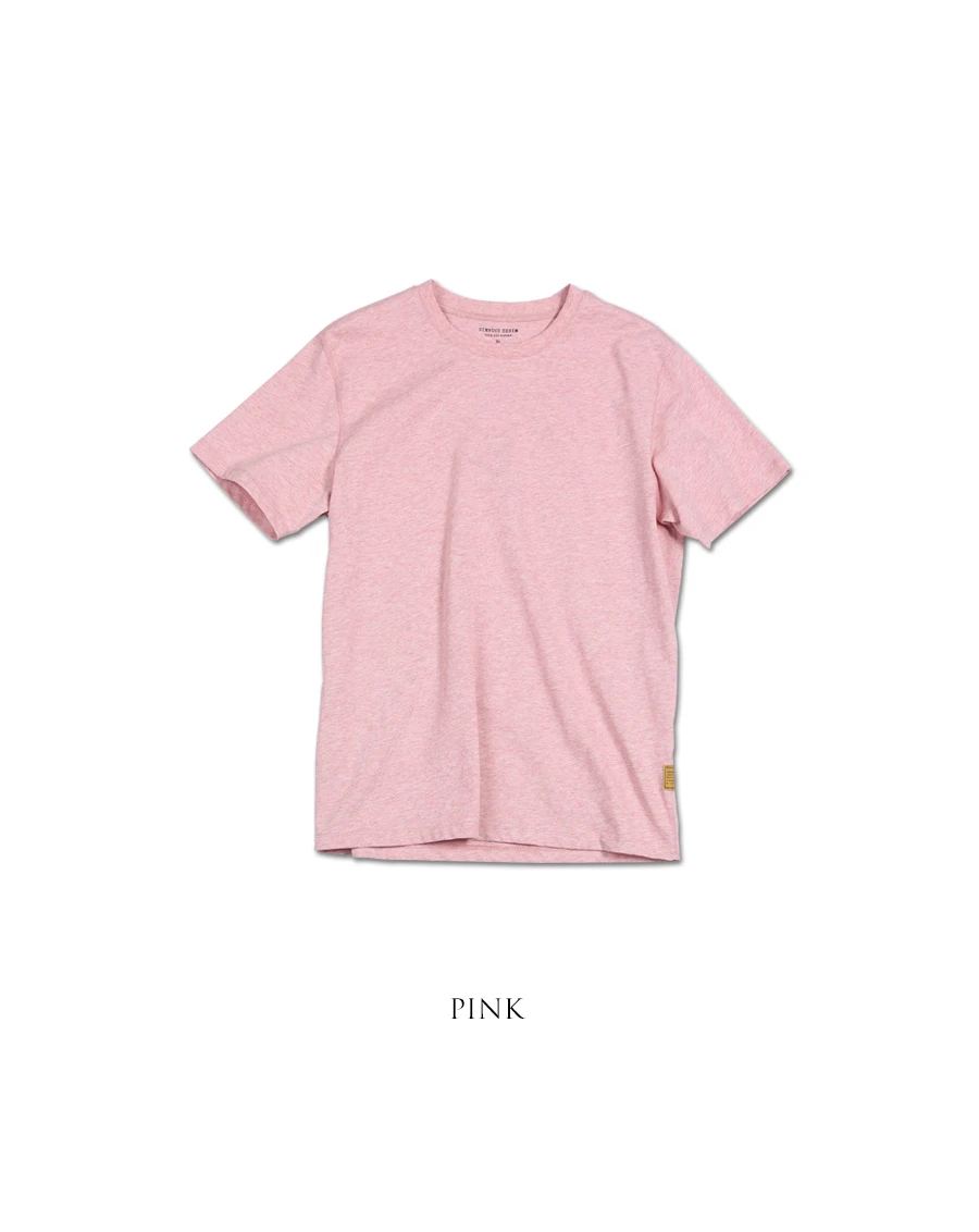 SIMWOOD 2019 summer new 100% colored cotton t shirt men crew neck short sleeve t-shirt casual high quality tees tops 190116