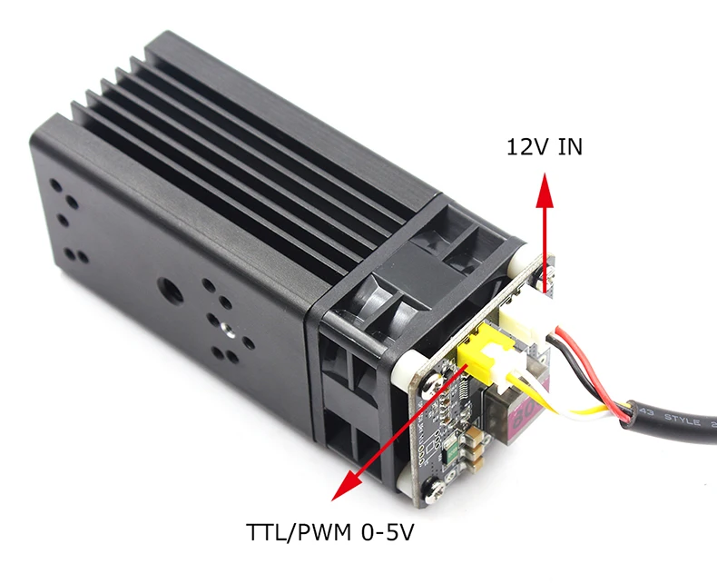 Oxлазеры высокой мощности 15 Вт DIY лазерная головка ttl 450нм синий лазерный модуль для ЧПУ гравировки резки фанеры и гравировки на нержавеющей стали