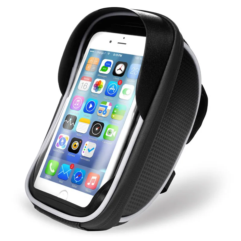 TURATA للماء دراجة دراجة نارية الهاتف حامل الهاتف دعم ل موتو حامل حقيبة ل فون X 8 زائد GPS الدراجة حامل غطاء