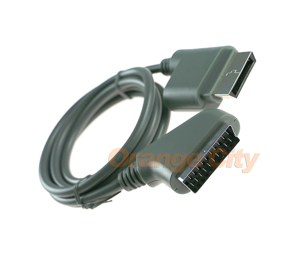 ChengChengDianWan Высокое качество 1 8 м 6 футов Scart RGB HD TV Аудио Видео AV кабель для xbox360 xbox 360 5