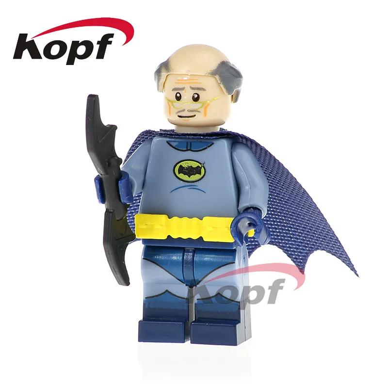 

Single Sale Bat Alfred Super Heroes Killer Moth Cacique Apache Chief Joker Dolls Building Blocks Bricks Children Gift Toys PG419