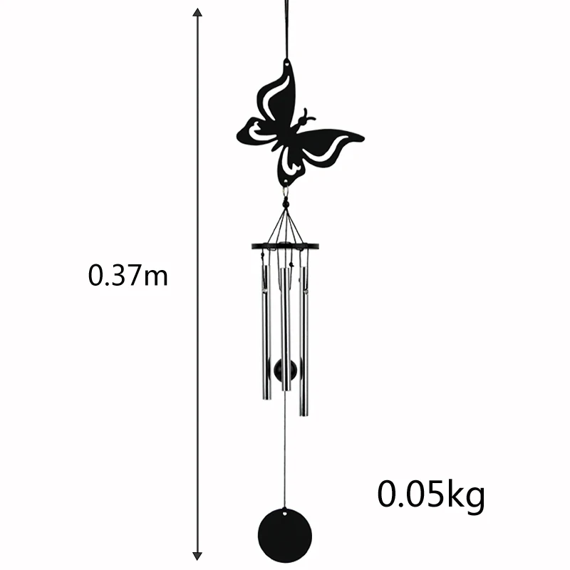 Qianyun украшения для дома и сада, китайские колокольчики и подвесные дверные украшения, настенный Декор для дома, металлические колокольчики, креативный подарок - Цвет: Butterfly