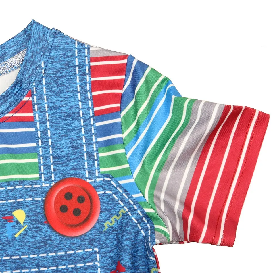 Girls T Short Sleeve Printed Swing Dress (16)