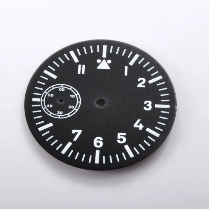 

Watch Parts, 38.9mm Black Sterile Watch Dial Green Luminous Dials Fit for ETA 6497 Seagull ST3600 Movement CD38.9BK