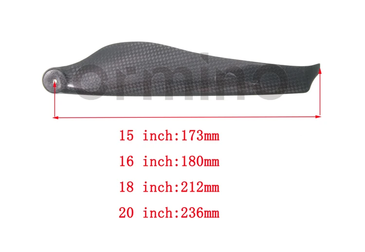 ORC складной пропеллер 15 дюймов карбоновый пропеллер T стиль Мотор 18 20 дюймов БПЛА винт квадрокоптера Мультикоптер RC Drone Fold kit