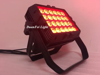 

12 Lot Outdoor Projector Wash Light 24x15w LED Wall Washer RGBWA 5in1 Color Changed Stage Wash LED