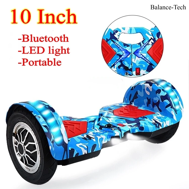Two wheel gyroscope hoverboard 10 inch Scooter Oxboard Electric Scooter with LED Light Electric