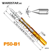 100 шт/лот P50-B1 диаметр 0,5 мм Пружинные Пробники Pogo Pin длина 16,35 мм(тактовая пружина froce: 75 г
