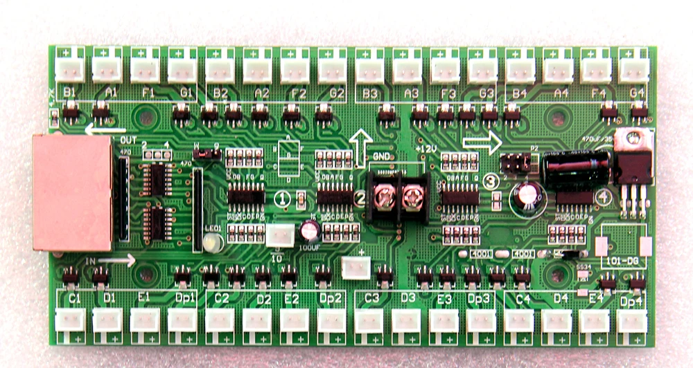 6 to 15 inch led digital number module driver control card