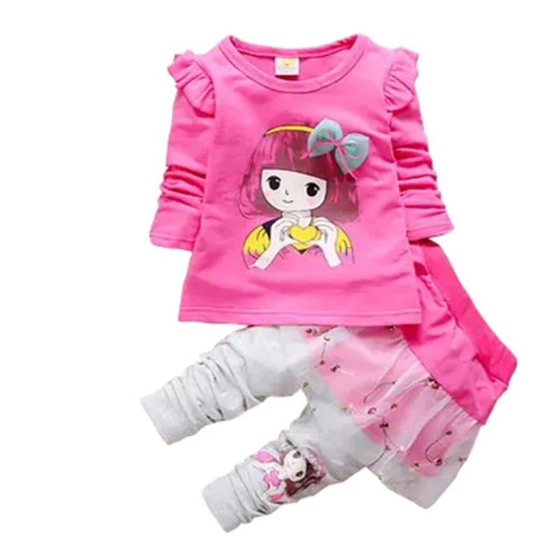 BibiCola-Baby-Girl-clothing-sets-children-cartoon-girl-T-shirt-pant-kid-Bow-clothing-leisure-suit