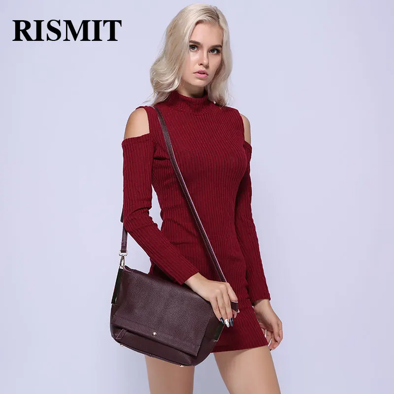 RISMIT женские сумки мессенджеры из спилка кожаная сумка дизайнерские с
