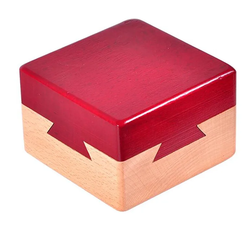 

High Quality Wooden Magic Box Puzzle game Luban Lock IQ Toys For Children Adult Educational Toys Brain Teaser Game