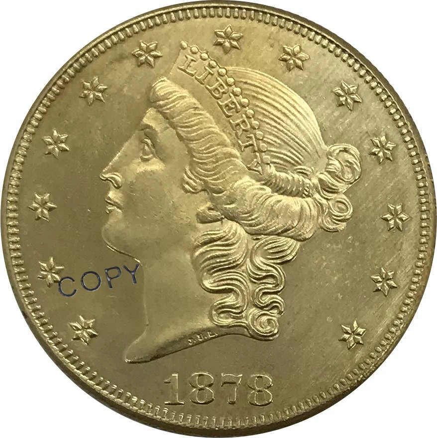 CC 1878 Соединенные Штаты 20 двадцать долларов голова свободы двойной Орлан с