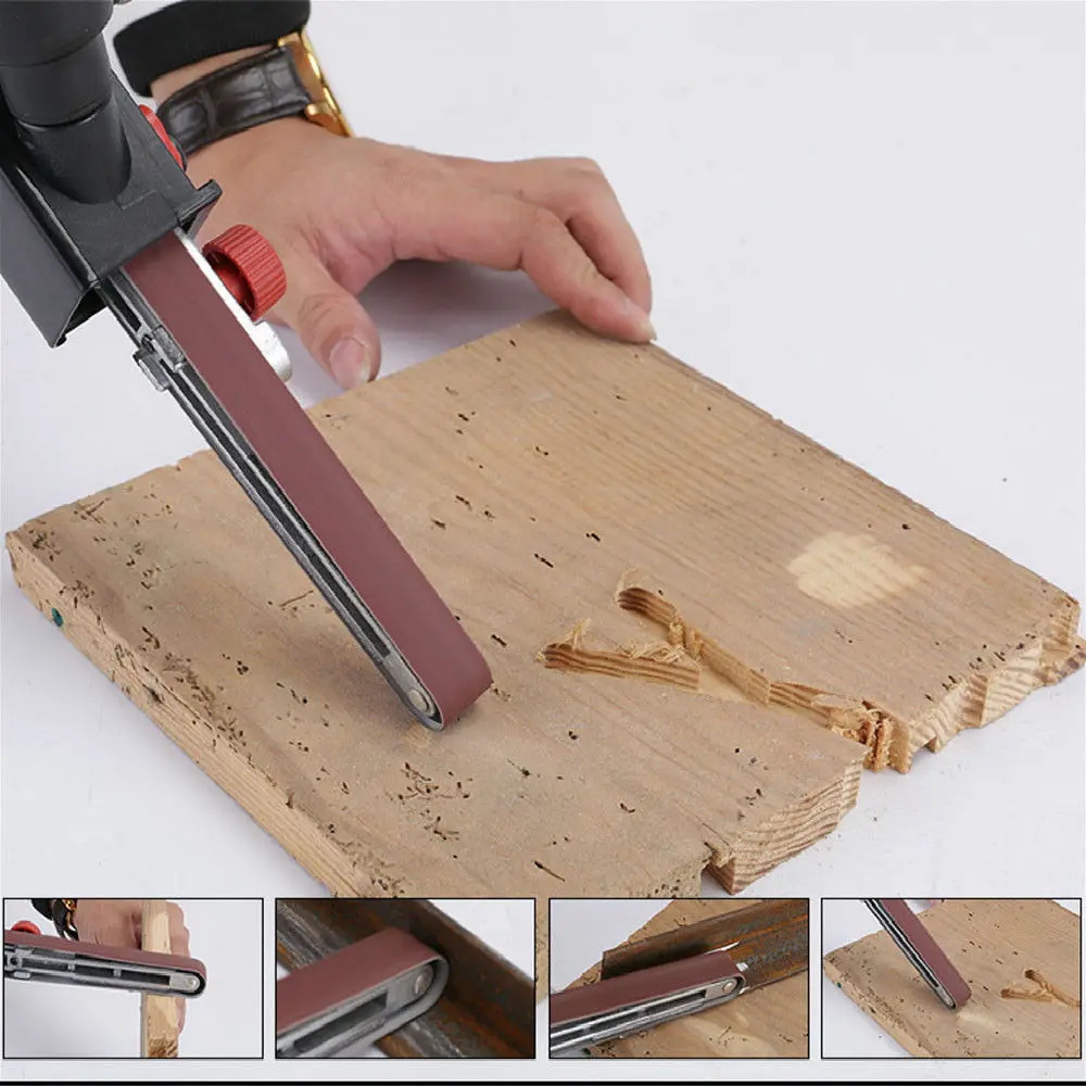  Mini DIY Sanding Belt Head electric drill angle Grinder Machine Sharpener Engraver Sanding for Bulg