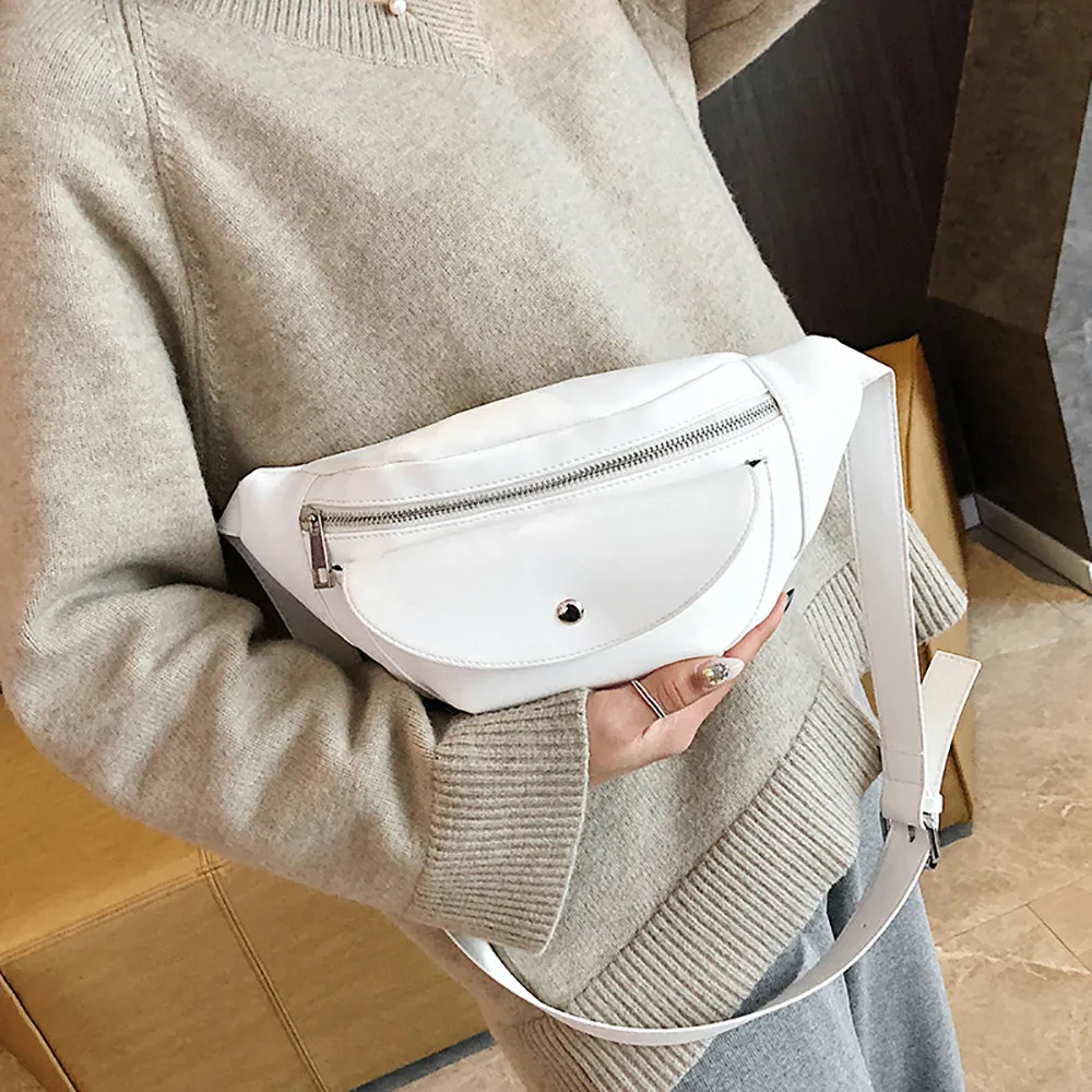 Повседневная женская маленькая поясная сумка, простая карманная сумка, универсальная сумка через плечо, женская сумка-мессенджер