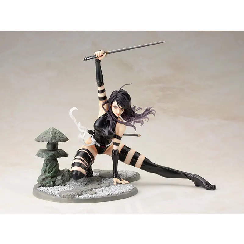 

Statue Psylocke X-Force Ninja Outfit Action Figure Toy Brinquedos Figurals Collection Model Toy 16cm