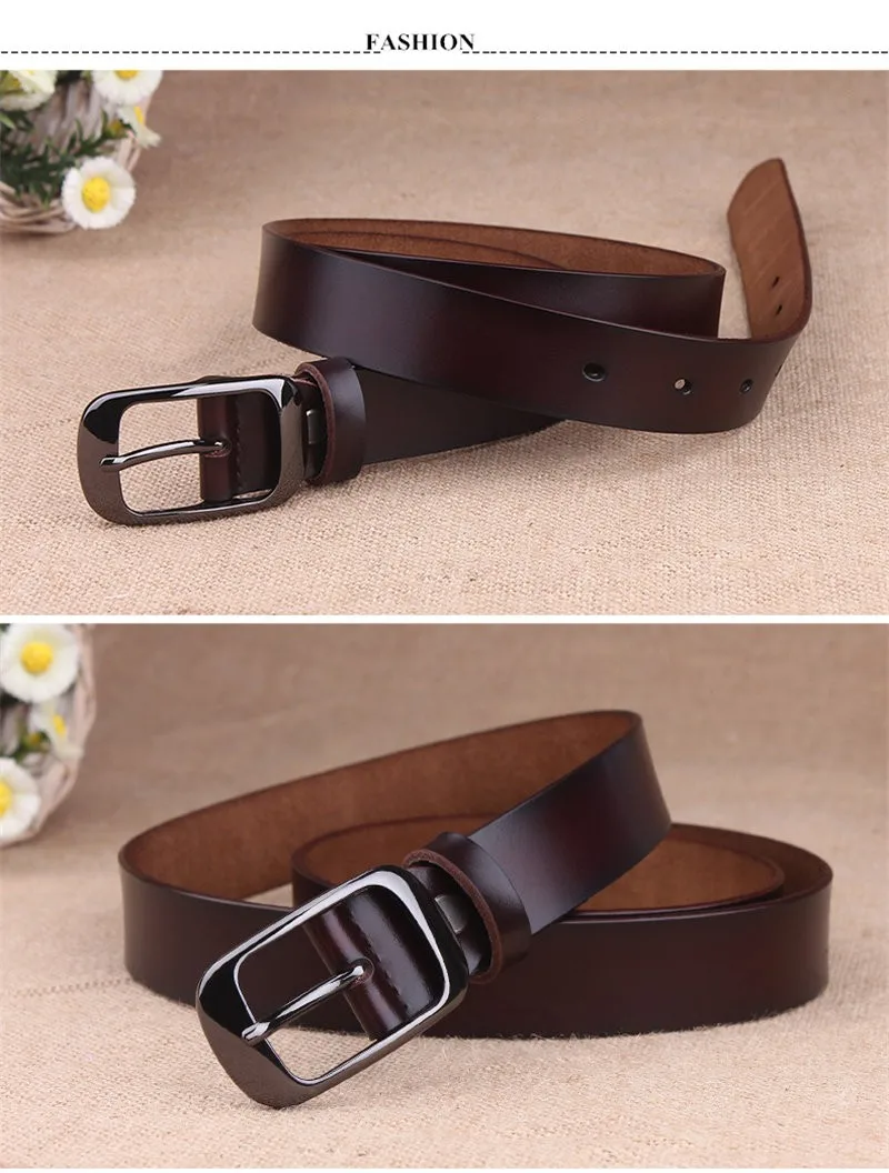 COWATHER Luxury cow genuine leather belt for women new arriving fashion design thin women belts top sell free shipping