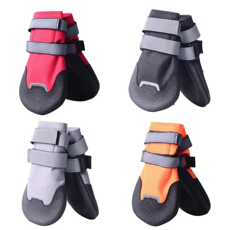 2018 Pet Dog Shoes Puppy Cat Rain Boots Waterproof Rubber Anti slip