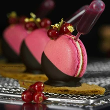 Макарон Stufffed выжать сок соус, варенье выпечка украшения пипетки 48-50 шт./лот