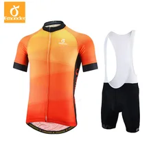 

EMONDER Summer Cycling Jersey Set Mens Pro Team Riding Bike Bicycle Jersey 4D Pad Shorts Cycling Wear Roupa Ciclismo