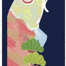 Принимаются индивидуальные заявки) Корея/Япония/Китай суши Ресторан кухонные подвесные занавески-Карп(40X145 см