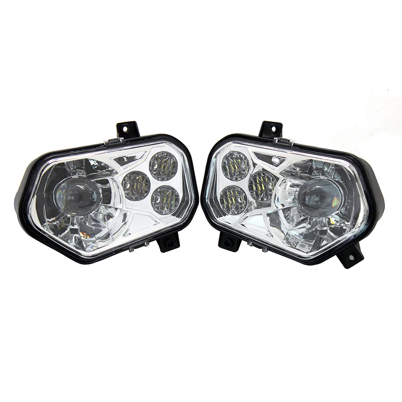 1Pair ATV HiLo Beam LED Driving Headlight Kits for Polaris RZR XP 900 2011-2014  Polaris RZR 4 800 2010-2014  (1)