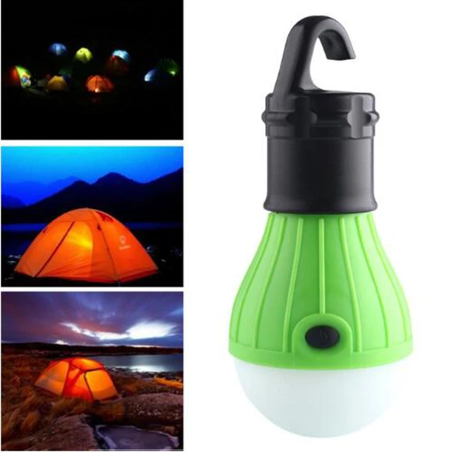 Camping Light Bulb Portable Camping Lantern Camp Tent Lights Lamp Camping Gear and Equipment with Lanyard for Indoor and Outdoor Hiking Backpacking