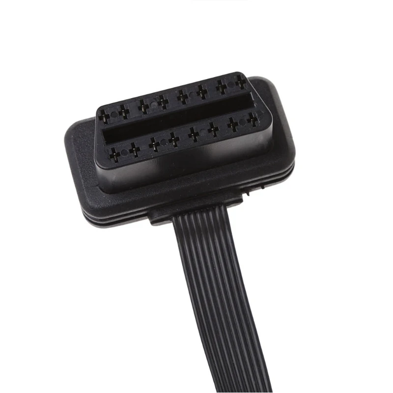 16 Pin OBD2 штыревой двойной женский сплиттер плоский тонкий y коннектор удлинитель| |