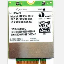 Беспроводная карта адаптера для HUAWEI ME936 4G модули LTE WCDMA/HSDPA/HSUPA/HSPA+ GPRS/EDGE карта NGFF для hp SPS: 756993-005