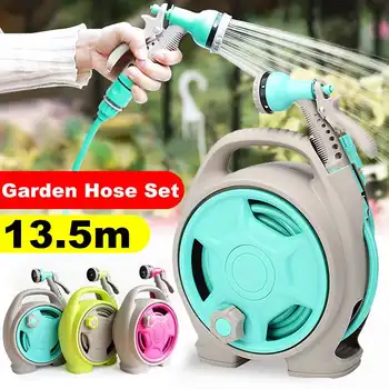

Efficient 13.5m Garden Hose Kit Expandable Water Hose Pipe Watering Spray Gun Set Car Watering Hose with Spray Gun Watering Kit
