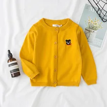 Children Sweaters New Fall Winter Bear Cartoon Baby Boys Girls Cardigan Autumn Toddlers Knitwear Baby Sweater Kids Tops Clothes boys sweaters high quality baby trui baby girls sweater autumn winter baby warm clothes kids sweater