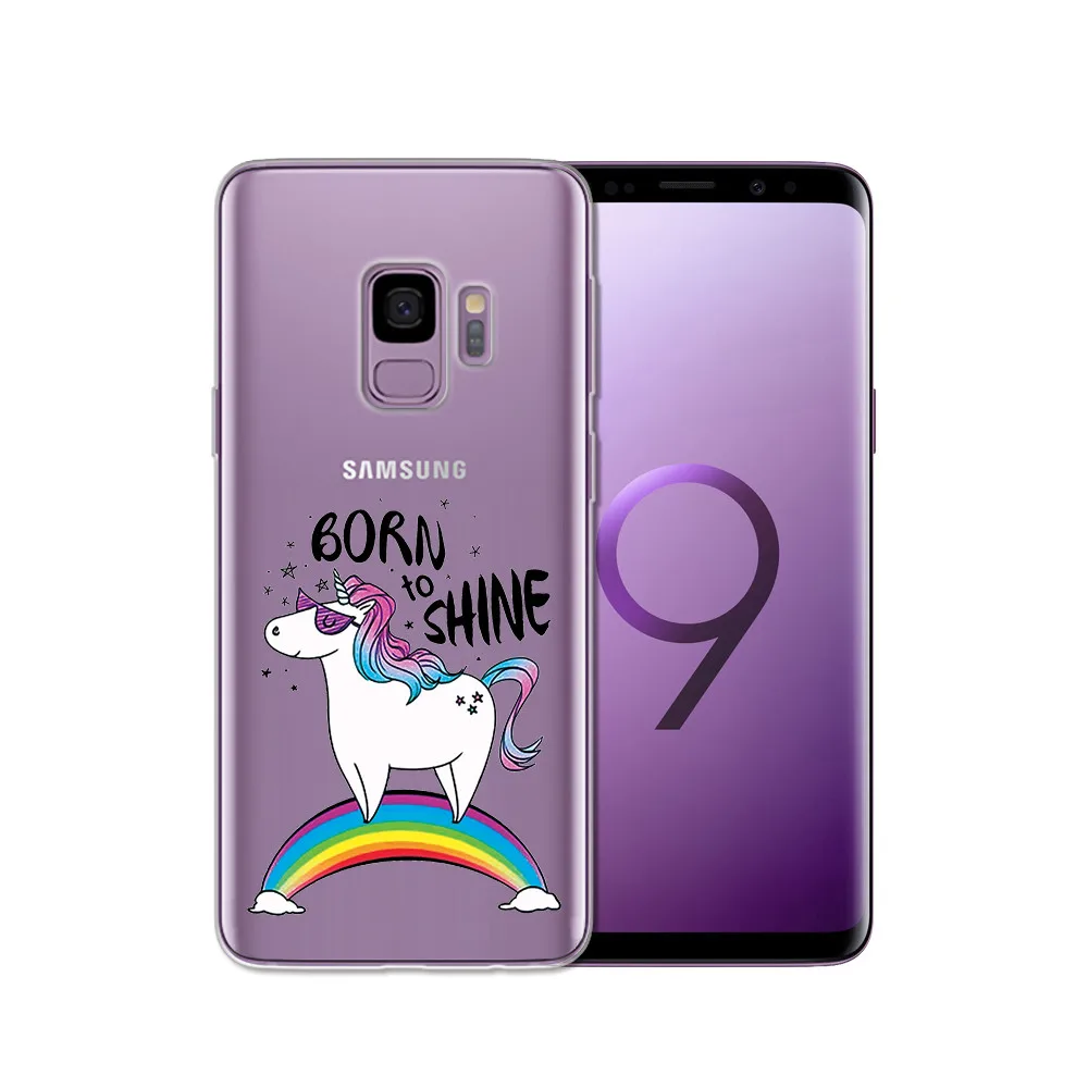 Painting TPU Case for Samsung Galaxy S9 S9 Plus Silicone Phone Cover for Samsung S5 S6 S7 Edge S8 S8 Plus Transparent Fundas Bag (11)