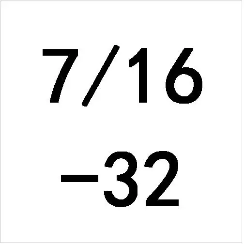 1 шт. 7/16-14 16 18 20 24 27 28 32 36 40 UNC UNS UNF HSS правый ручной кран TPI резьбонарезные инструменты для обработки пресс-форм - Цвет: 32 UN