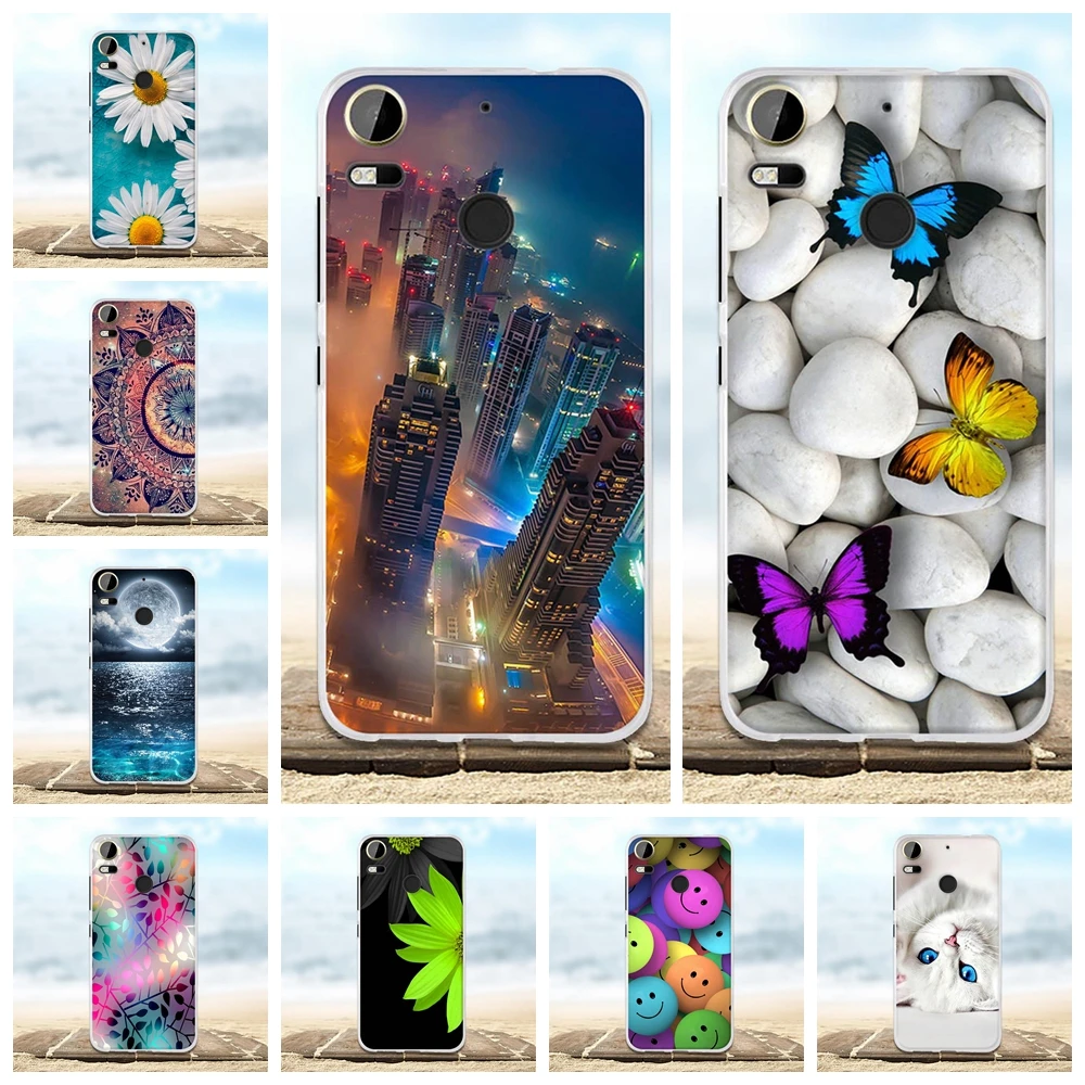 Чехол 5 дюйма для HTC Desire 10 Pro чехол с 3D котом милые сумки оболочка чехлы телефонов