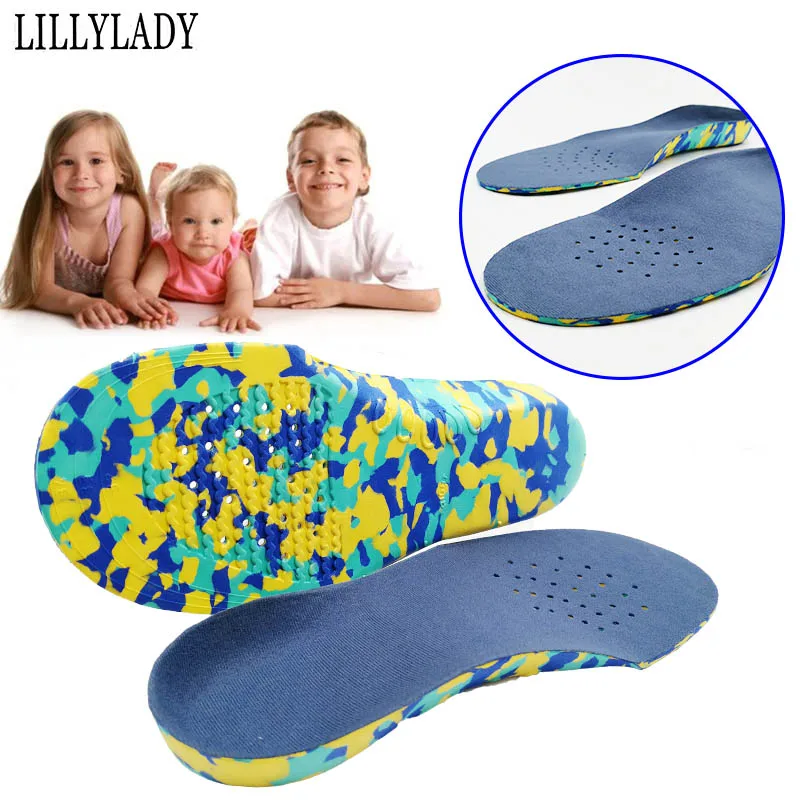 

Children Orthotics Arch Support Corrected Insoles Full Length Orthopedic Pad Shoe Inserts for Flat Feet Sweat absorbent Insoles