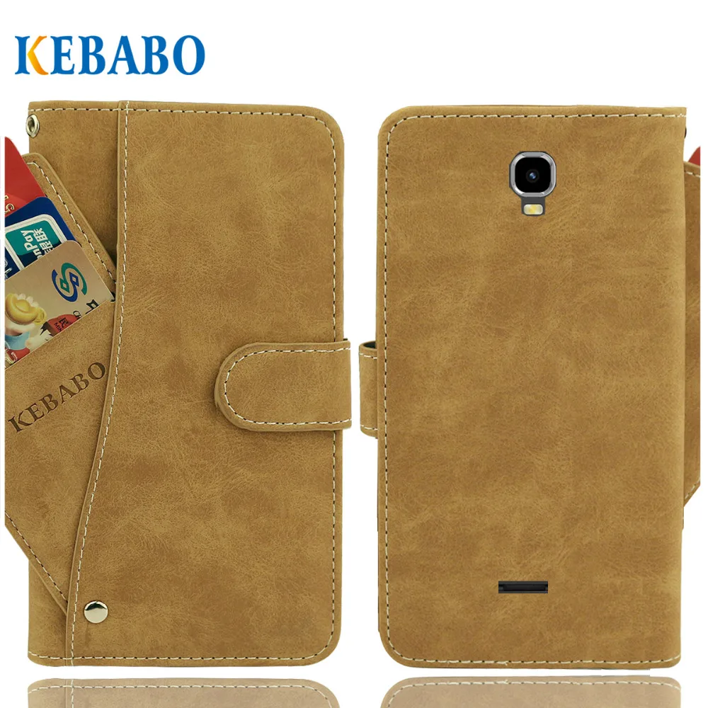 

Vintage Leather Wallet myPhone HAMMER Active Case 4.7" Flip Luxury 3 Front Card Slots Cover Magnet Stand Phone Protective Bags