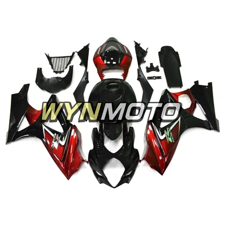 Черные, красные, зеленые полный ABS Инъекции обтекатель комплект для Suzuki GSXR1000 K7 K8 2007 2008 мотоцикл обтекатель Наборы кузов корпусов