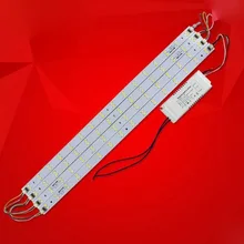 Супер яркий 5730 чип светодиодный потолочный жесткий линейный светильник светодиодный белый/теплый белый поставляется с регулирующий драйвер