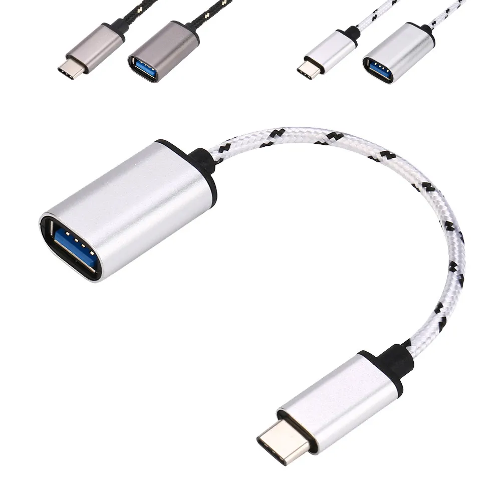 Carprie Тип-C USB-C OTG кабель USB3.1 мужчина к USB 2.0 Тип-разъем адаптера женский падение
