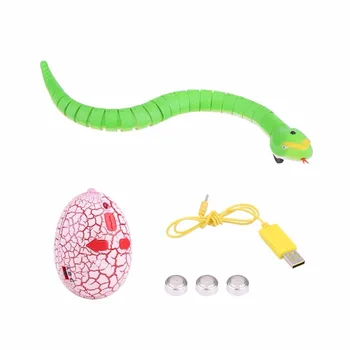 

2019 New Novelty Rattlesnake RC Toys Remote Control Snake Rattlesnake Animal Trick Terrifying Mischief Toys Gifts For Child Kids