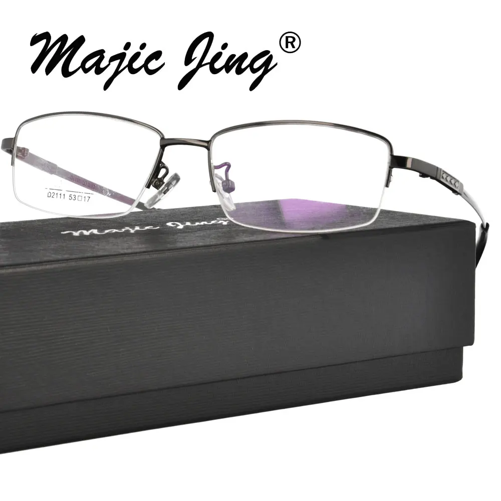 

Magic Jing Memory metal RX optical frames prescription spectacles RX optical frames for men D2111