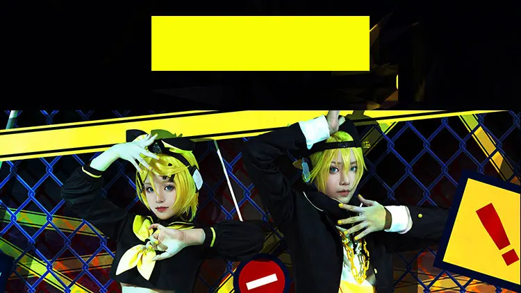 VOCALOID 2 Kagamine Rin/Len Косплей Костюм низший Превосходное платье униформа костюмы для Хэллоуина аниме одежда наряды COS