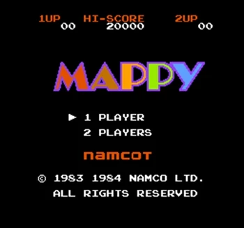 

Mappy Region Free 60 Pin 8Bit Game Card For Subor Game Players