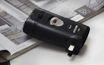 

Free ship 220v electric shaver mini portable razor rotate type beard clipper 2w electric man razor electric shaver