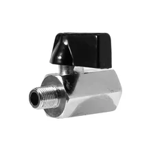 Мини шаровой клапан 1/4 3/8 1/8 1/2 дюймов BSP Женский/женский и мужской/женский воздушные клапаны компрессора заводская цена